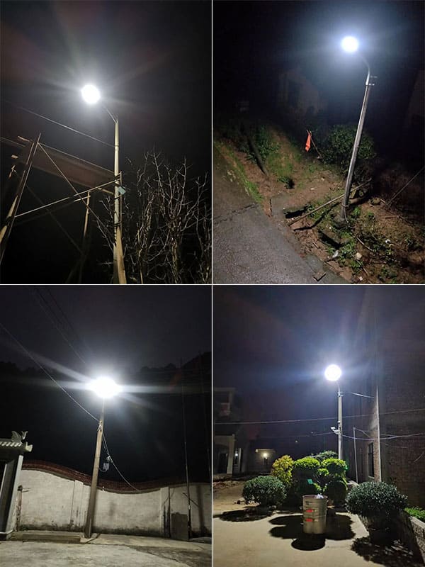 100 Sets of 100w Led Street Lights to Illuminate Country Roads