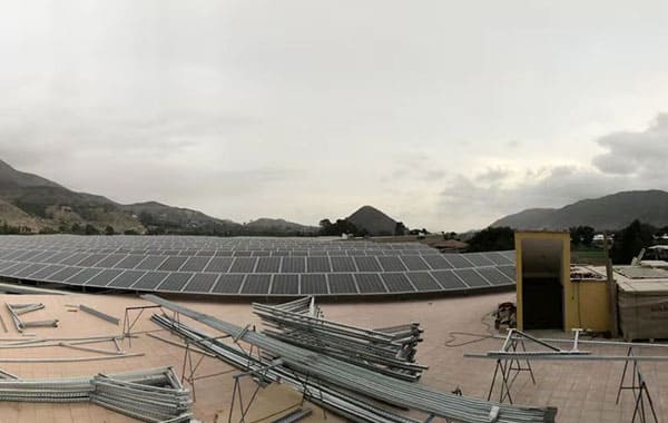 180kW großes netz freies Sonnensystem in Peru