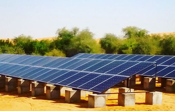 80kw netz freies Solarstrom system in Saudi-Arabien