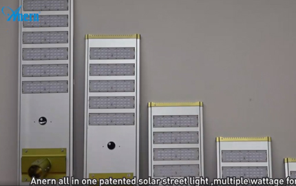 Anern patentiertes Design Solar Street Light All-In-One SLA