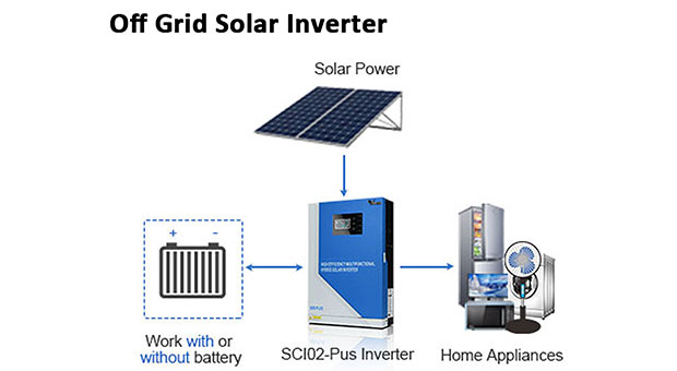 Reine Sinus-Wellen-Hybrid-Inverter 3,5 KW 5,5 KW Vorteile