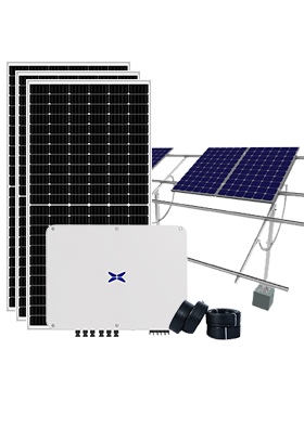 Netz-Solarstrom anlage