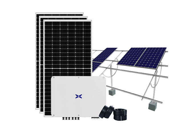 Netz-Solarstrom anlage