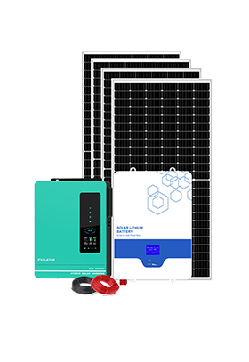 Off-Grid-Heim-Solarstrom anlage 4-10kW Lithium-Batterie