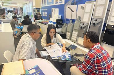 Anern nahm an der 29. Internat ional New Energy Enlit Asia 2023 teil