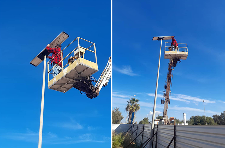 Ländliche Beleuchtung: All-in-One Solar Street Light Hersteller für Landstraßen