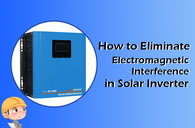 Wie kann man elektro magnetische Störungen im Solar wechsel richter beseitigen?