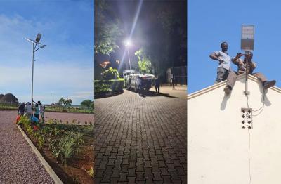 Solar-Großhandels lösungen: All-in-One-Straßen leuchten für Gewerbe bezirke