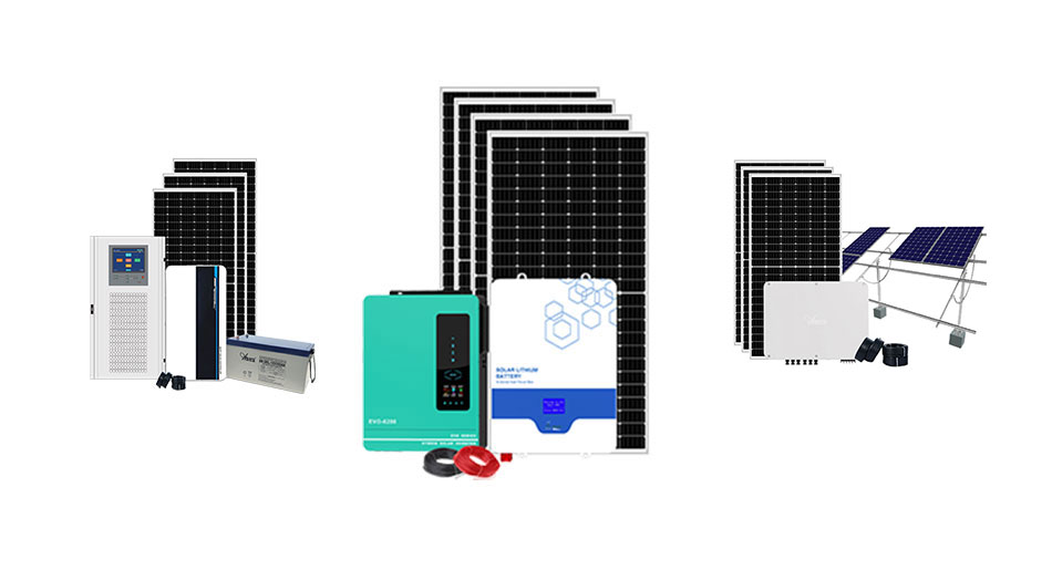 Off/On Grid Sonnensystem
