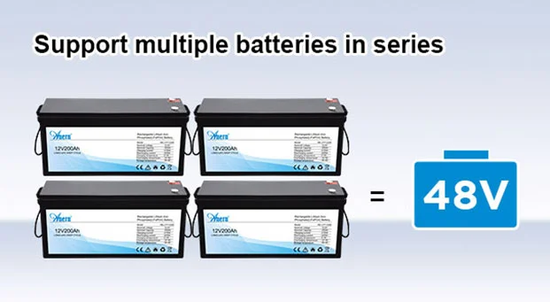 Unterstützen Sie mehrere Batterien in Serie