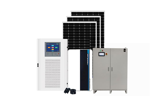 15-50kw aus Gitter-Solarstrom anlage mit Hochspannung-Lithium-Batterie