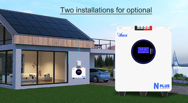 AN-LPB-Nplus-Serie an der Wand montierte Lithium-Batterie (25,6 V200AH/51,2 V100AH) Vorteile