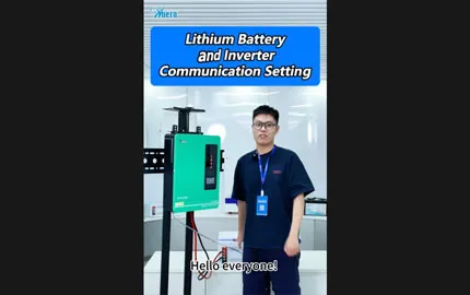 Anern EVO Wechselrichter und Npro Lithium-Batterie Einrichtungs-Tutorial