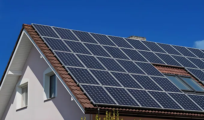Wartung von Solarmodulen