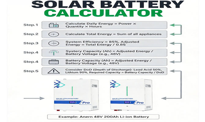 Solarbatterie-Rechner