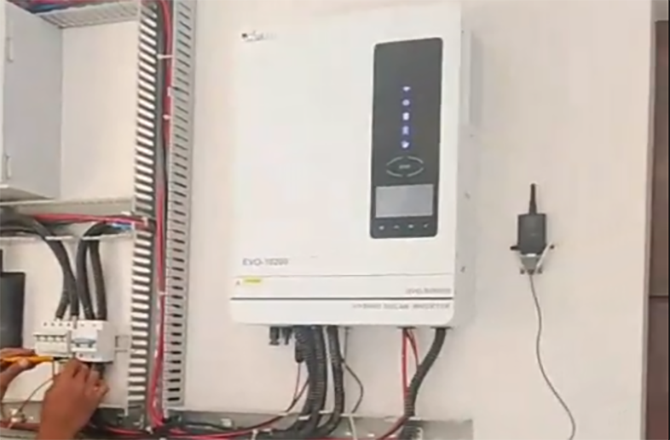 Anern 10,2-kW-Hybrid-Wechselrichtersystem auf den Philippinen