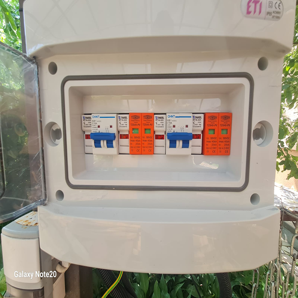 Anern Ukraine Off-Grid Home Solar Project: 5 Sets of 10.2kW Lithium Battery Systems