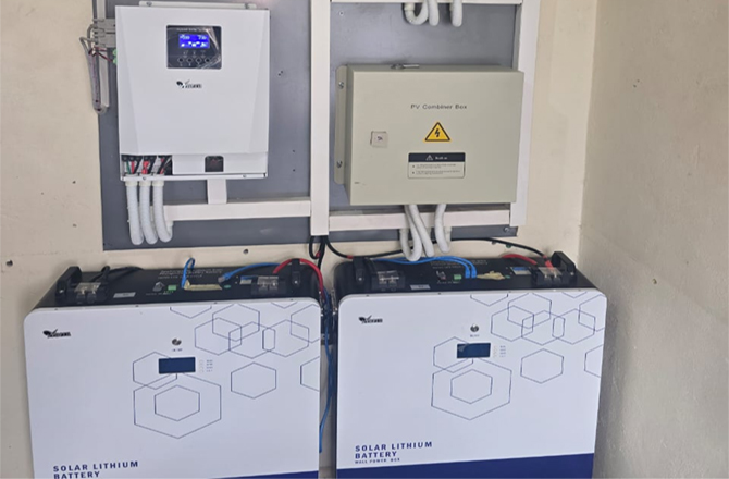 Anern Sambia Solarstromsystem-Projekt