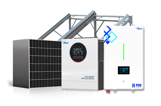 5-12KW Inselanlage (mit Netzumschalter) Solaranlage