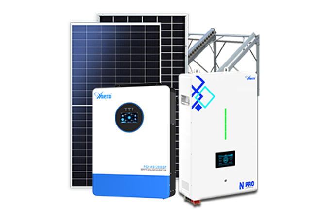 8-12KW netzunabhängiges (zweiphasiges) Solarsystem