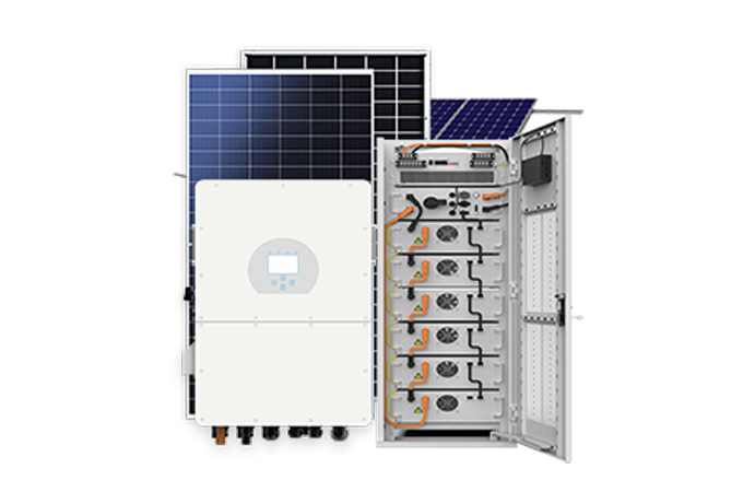 30-125KW Hybrid (DEYE Wechselrichter) Solarsystem