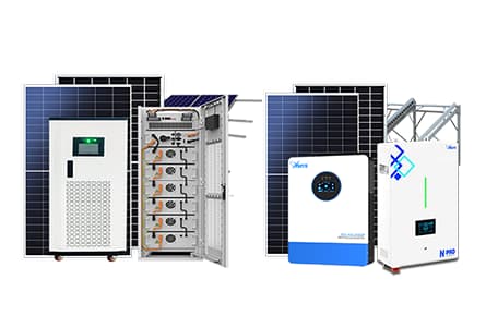 Netzunabhängiges/netzgekoppeltes Solarsystem